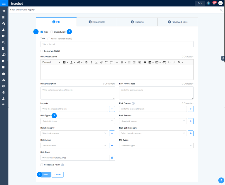 Risk Dashboard